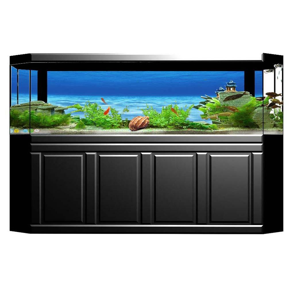 Aquarium Fish Of The World - Affiche de fond d'aquarium décorative latérale,