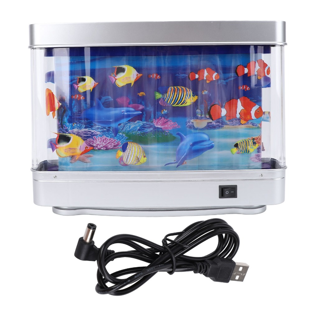 Aquarium Fish Exotic - ​ Rilassant ​ Faux Aquarium LED,