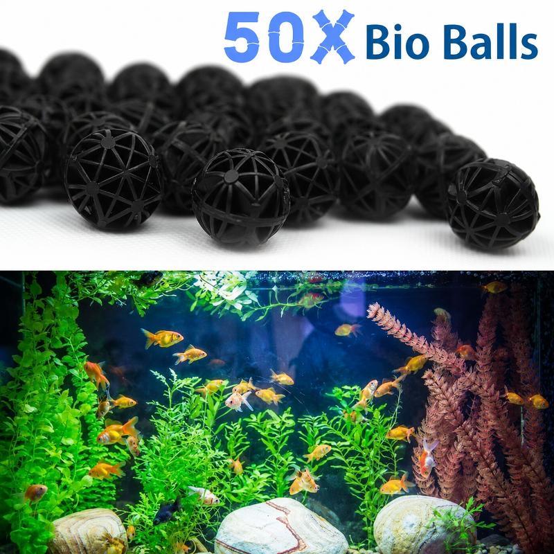 50 pièces de boules filtrantes - Aquarium Fish Accessories avis et prix