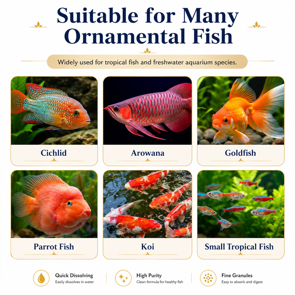 230g de granulés de poudre jau - Aquarium Fish Vitamin avis et prix