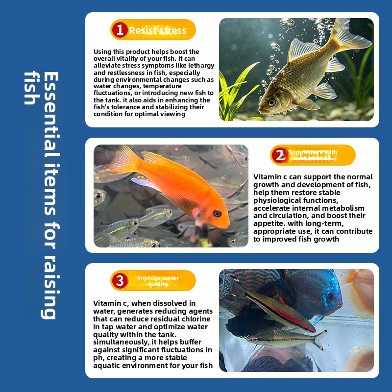 Comprimés effervescents de vit - Aquarium Fish Vitamin avis et prix