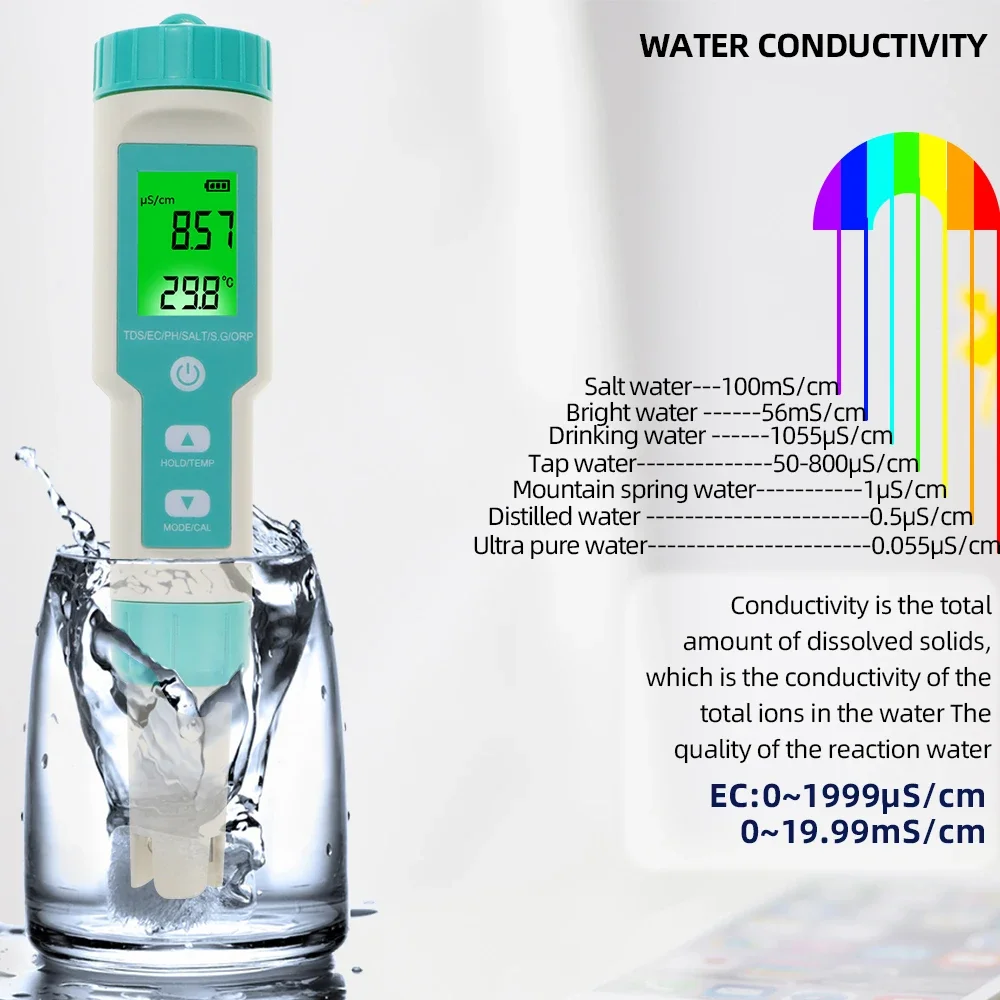COM-600 7 en 1 PH TDS EC ORP s - Aquarium Fish Com avis et prix